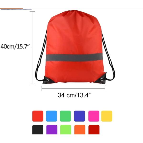 Corporate Flannel Drawstring Bag for Single Double Shoulder and Customized Training