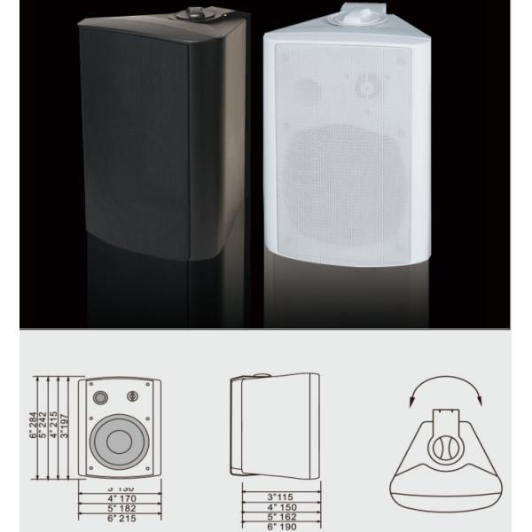 Haut-parleur mural 20W/40W OEM ODM Blanc 8 ohms OEM ODM Système de sonorisation