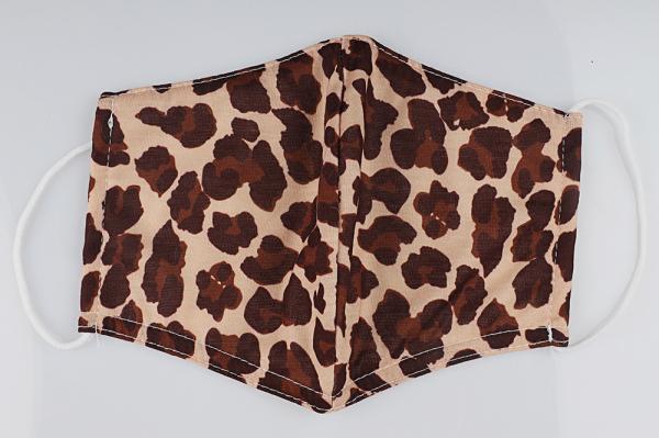 Fashion woven Leopard fabric cotton Face Mask,winter face mask,against Dust mask