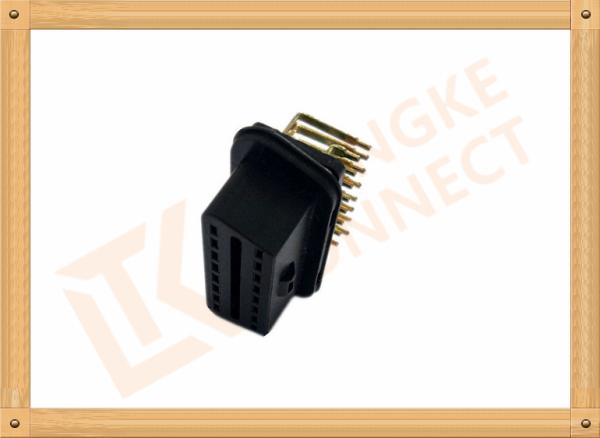 OEM 16 Pin Female Obd Ii Diagnostic Connector 90 Angle SOF006