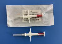 ICAR a approuvé la puce animale d'identification avec les transpondeurs à injectables signal d'identification en verre jetable des seringues 1.4*8mm