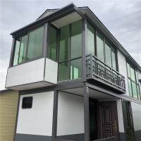 casa prefabricada de acero ligera de los dormitorios del panel de pared de 75m m EPS 40m2 2