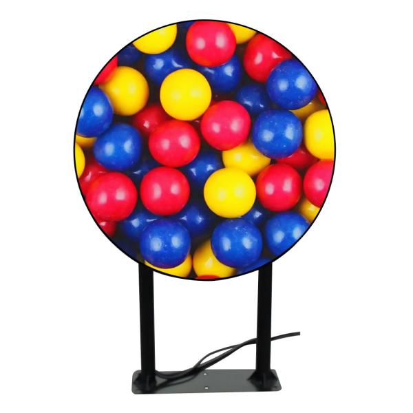 Настраиваемый ЛОГО Круговой светодиодный дисплей, светодиодный экран P4 с частот