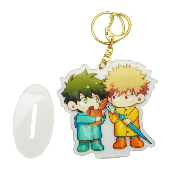 Creative Holographic Anime Acrylic Stands Charms Single Side Printed