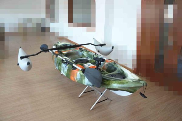 PE Material Kayak Fishing Boats , Roto Moulding Saltwater Fishing Kayak Single Seat