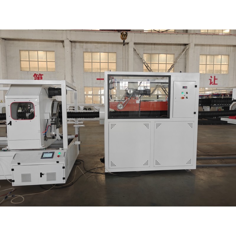High Quality Double Wall Corrugated Pipe Extrusion Line Computerized Helical Gear Mechanism for Pipe Production Workflow