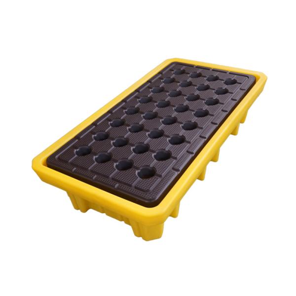 2 Drum Secondary Containment Poly Spill Containment Pallet 150 Litre For Chemicals