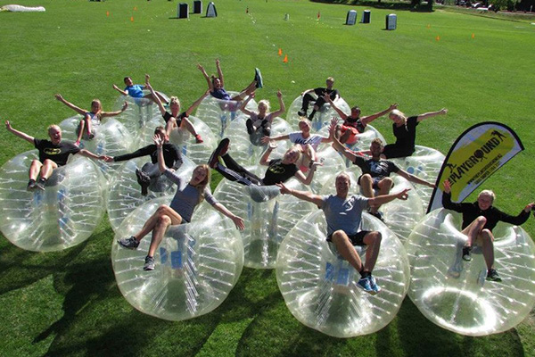 High Tensile Strength Inflatable Bubble Soccer Customize Size International Standard