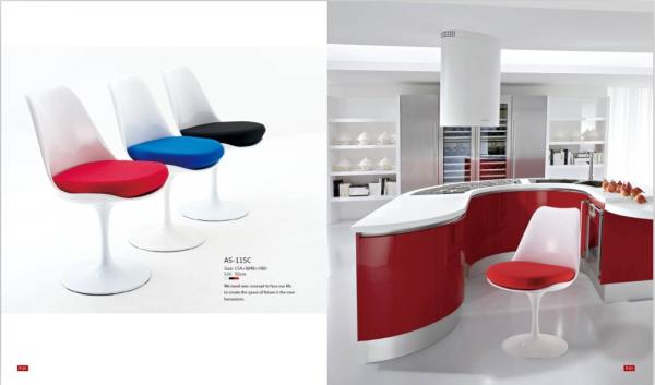plastic banquet chair/king throne chair/fashionable tulip chair