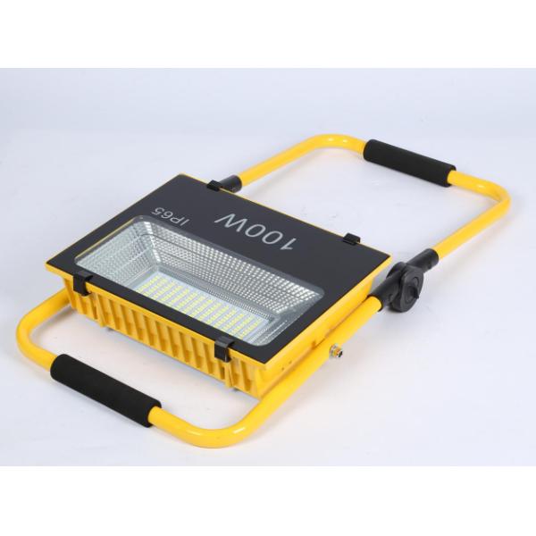 Integrated Outdoor Solar LED Flood Lights Ip65 Waterproof Bridgelux Smd 100w