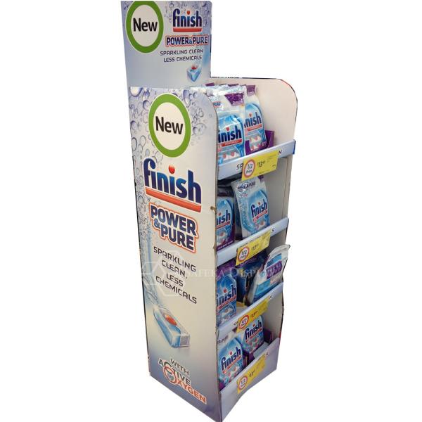 Paper Material Corrugated Carton  Paper Type Advertising Pop Up Cardboard Display Stand
