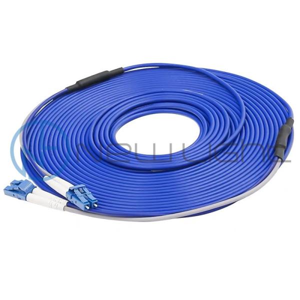 Duplex LC To LC CATV Metal Armoured 3.0 Optical Fiber Patch Cord