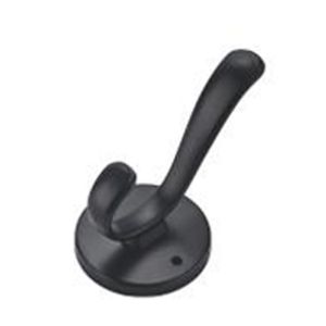 GRH Zinc Alloy Bathroom Bedroom Living Room Hanging Hook Double Modern Hanger Wall Clothes Hook