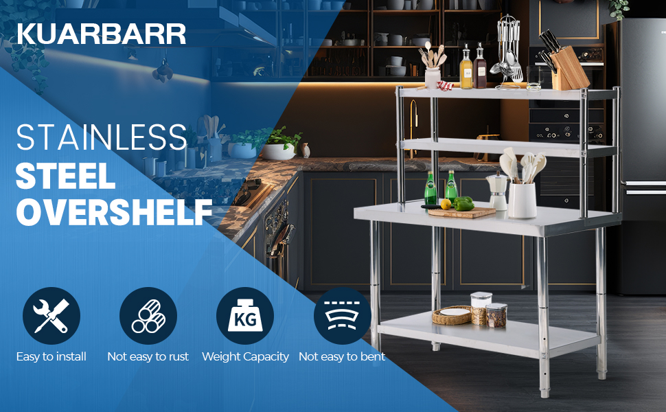Customizable Stainless Steel 201 Workbench with Corrosion Resistance for Commercial Kitchens