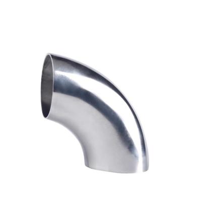 Hygienic SS304 Stainless Steel 90 Degree Welded Short Radius Elbow 