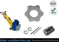 Le carbure concret de coupeurs de fraisage de Contec Ct200 Ct250 Ct320 a incliné des tambours pour des cannelures de hangars de vache