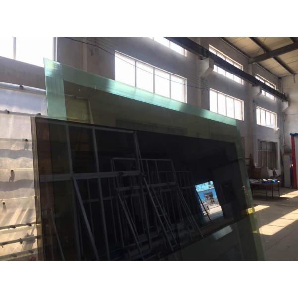 Smart Vertical Insulating Glass Edge Deleting Machine In Blue And Black