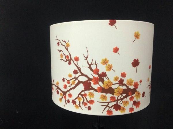 Pink Flower Digital Print Lampshades 300*200mm E14 E27 Socket