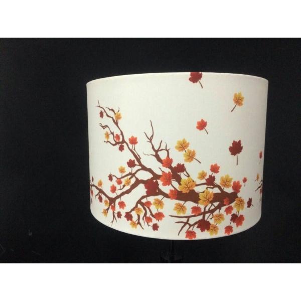 Pink Flower Digital Print Lampshades 300*200mm E14 E27 Socket