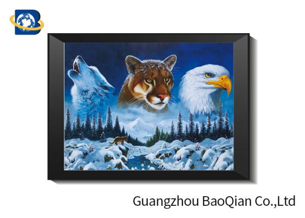 Wild Lion / Wolf Animal Stock Photo For Wall Decorative Pieces , 3d Pictures