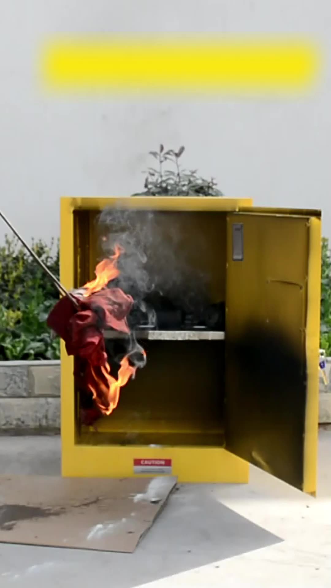 Double Door Lab Safety Cabinet Industrial Flammable Safety Cabinet Fireproof