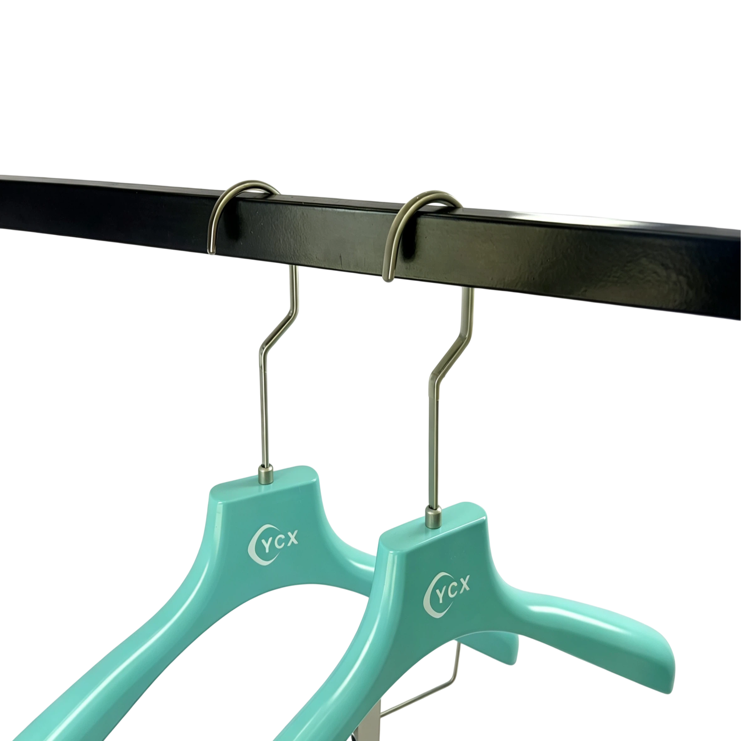 Wide-shouldered dip-coated suit hanger thickened and reinforced for clothing stores and hotels