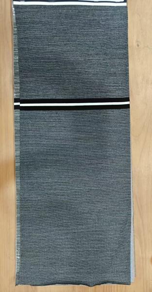 Tissu tricoté à rayures douces 95 coton 5 spandex pour T-shirts