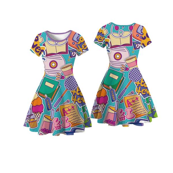 Children's Dress Clothing Children's Anime Dress Cartoon Princess Dress