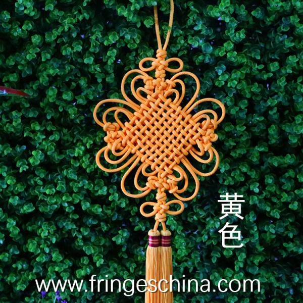 Traditional fluorescent tassels with chinese knot for home and graduation cap decoration