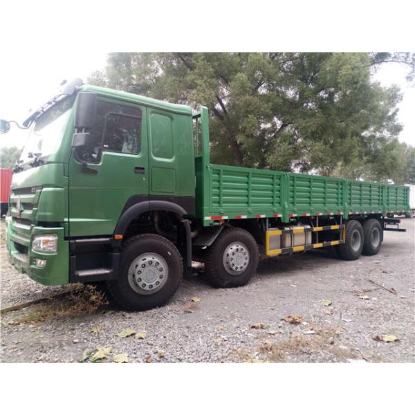 Manual Transmission Howo Cargo Truck 8x4 Euro 2 Emission 371hp Engine ZZ1317N3867A