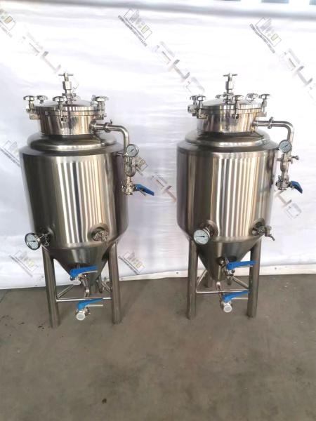 100L Stainless Steel Mini Beer Fermenter for Small Brewpubs in Food Beverage Production