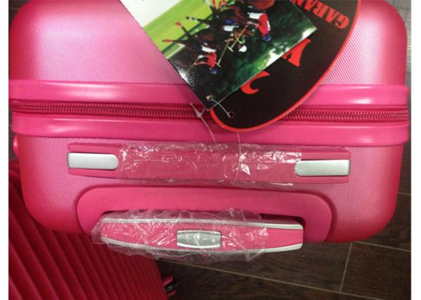 Sky Blue Abs Trolley  Luggage Set , Cute Carry On Luggage With Normal Combination Lock