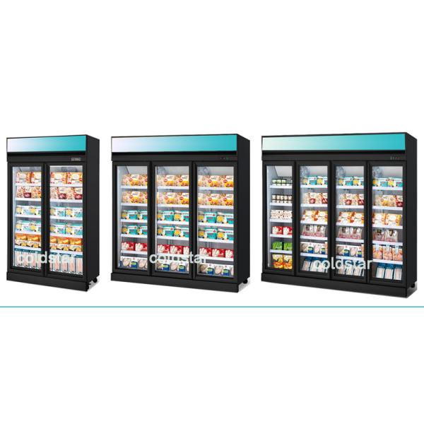Commercial Upright Beverage Refrigerated Showcase Glass Door Refrigerator