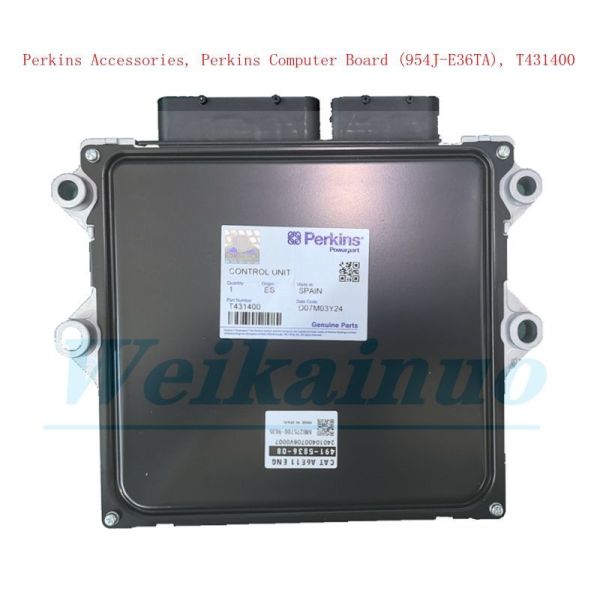 Aluminum Alloy Perkins Engine Electronic Control Module ECM T431400
