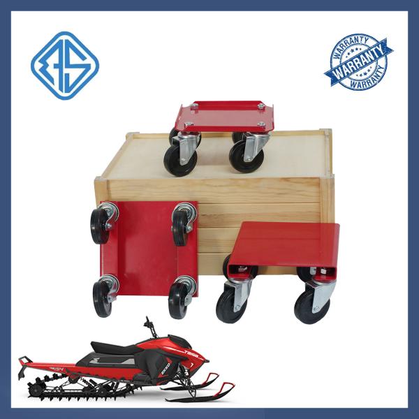 snowmobile ski dollies stand lift floor wheel