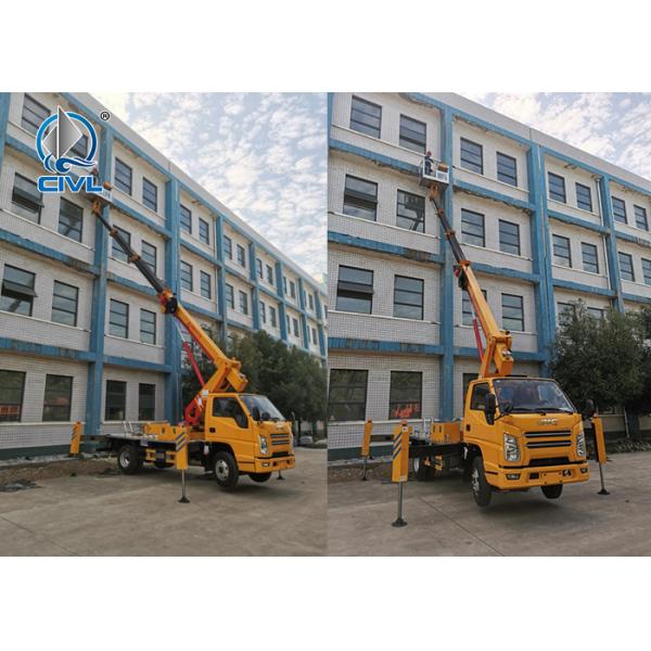 18m Telescopic Van With Basket Aerial Work Vehicle 4x2 Truck Chassis