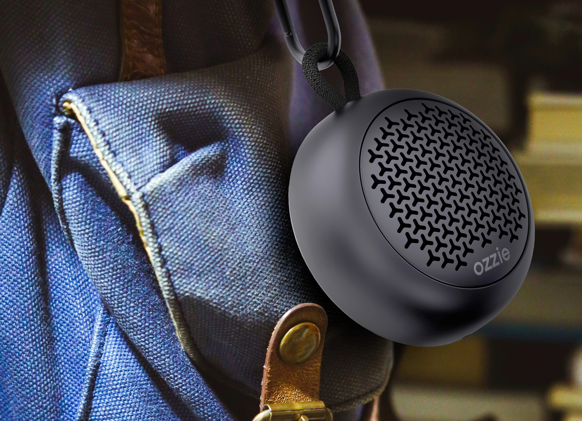 Оранжевый мини беспроводной диктор Bluetooth 5W с материалом ABS пластиковым