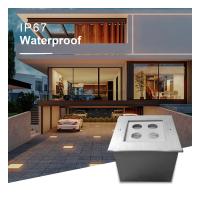 Lâmpadas de piso LED externas subterrâneas ajustáveis para caminhada
