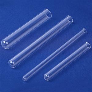 1100℃ working temperature Corrosion Resistant Quartz Test Tube High Temperature Resistant Laboratory Glass Tube