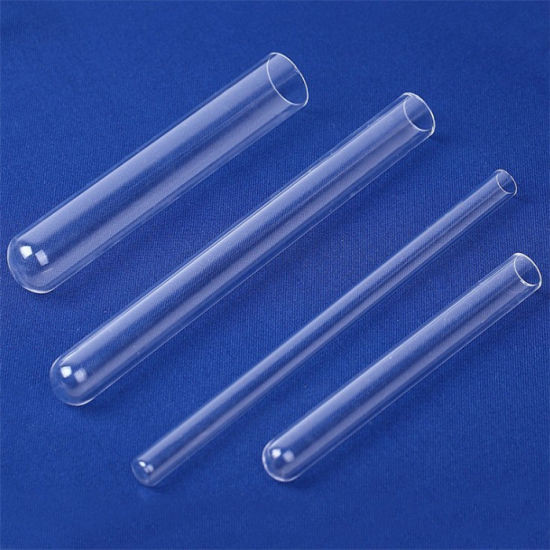 1100℃ working temperature Corrosion Resistant Quartz Test Tube High Temperature Resistant Laboratory Glass Tube
