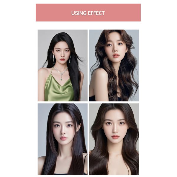 Masque capillaire organique lissant au collagène et à la kératine - Soin capillaire conditionneur 450ml