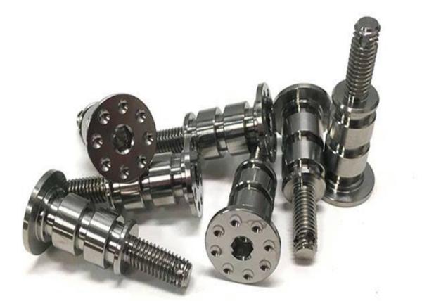 Custom Titanium Precision Parts CNC 5 Axis Machined TI6AL4V Racing Car Parts