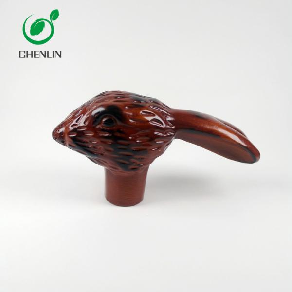 OEM ODM Mens Umbrella Wooden Handle With Black Walnut Material