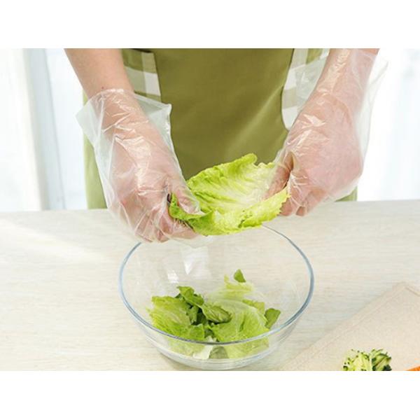 120 Pairs / Bag Ultra Thin Disposable Transparent Pe Plastic Gloves