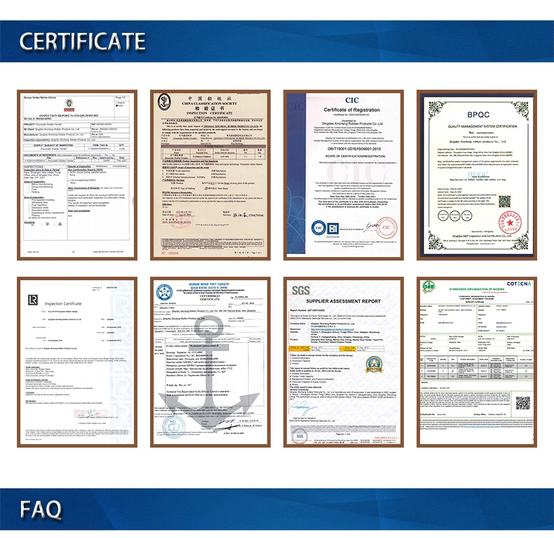 Sacos hinchables flotantes neumáticos del barco de los sacos hinchables de Marine Lifting Ship Launching Rubber