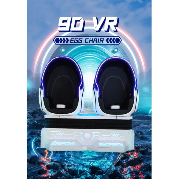 9D Virtual Egg Chair Simulator 360° Interactive Gaming Device Two-Person VR Gaming Equipment