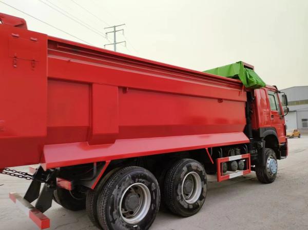 Certificado DOT HOWO 6*4 Caminhão de despejo de 5 toneladas 8 toneladas 10 toneladas Capacidade para camiões de descarga de construção