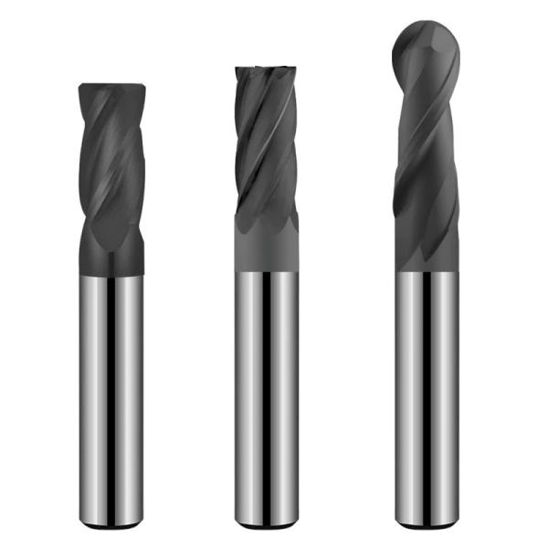 Solid Carbide Diamond Coating CNC 2 Flutes Ball Nose Cutting Tools for Graphite