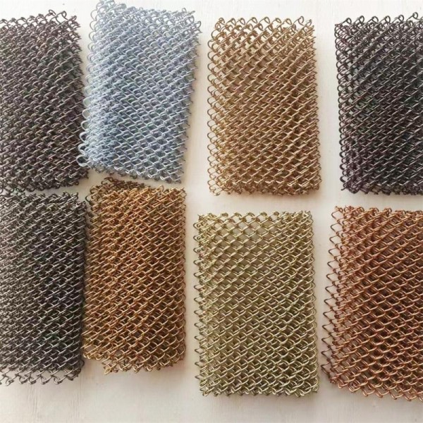 restaurant room divider decorative Aluminium Mesh Fabric Chain Link Door shower wire mesh Netting coil drapery Metal Curtain