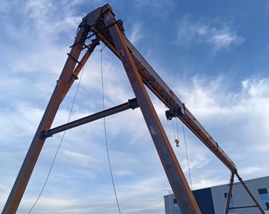 Q235B Q355B Fabricación de acero pesado para vigas de caja grúa pórtica grúa puente